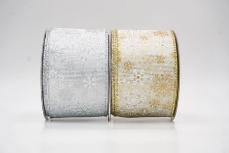 Glitterans Nativitatis Nives Flocculi Filum Ribbons_KF9978.KF9979.KF9980.KF9981 (1)